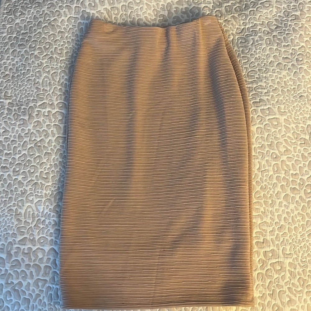 Blush Pencil Skirt